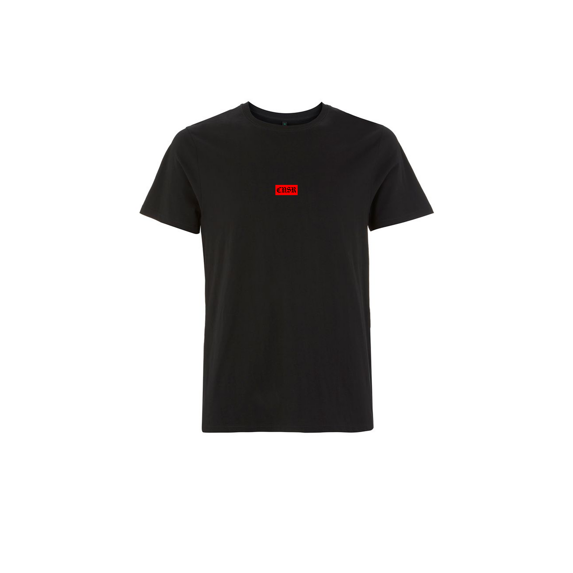 Black fitted Connoisseur Stamp tee